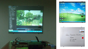 Frosted Tempered Glass Projection Screen with Magnetic Function