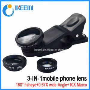 New 3 in 1 Wide Angle Macro Phone Lens for Mobile Phone