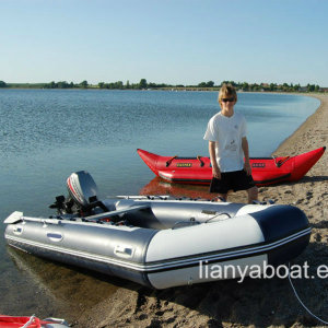 Liya 2person Lake Fishing Boats Lightweight Boat with PVC Fabric